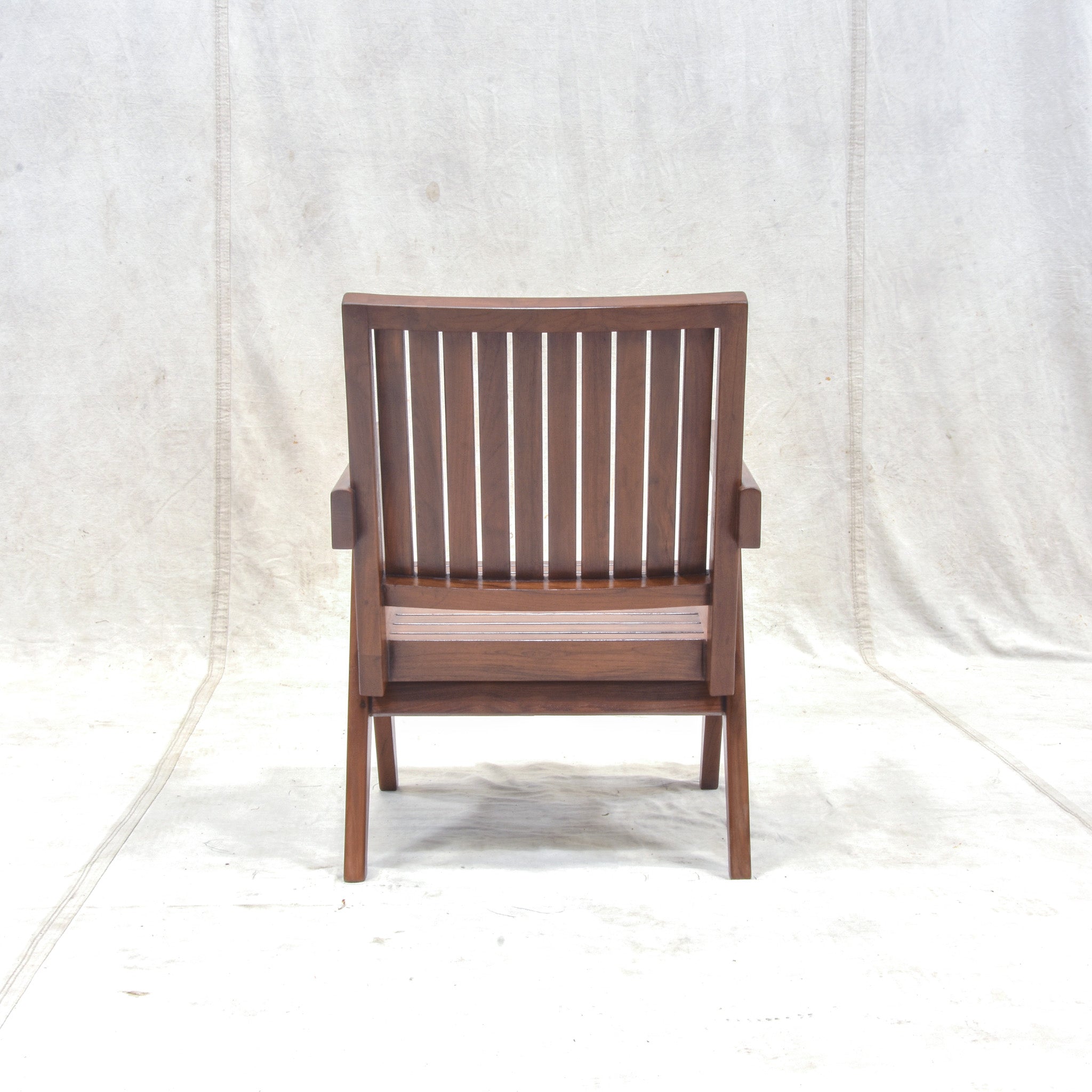 Pierre Jeanneret Slatted Easy Chair-Outdoor-4