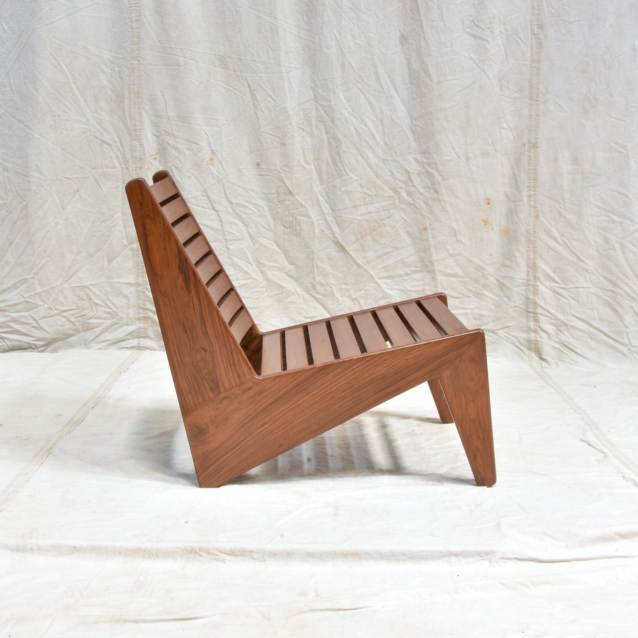 Pierre Jeanneret Slatted Kangaroo Chair-Outdoor-2