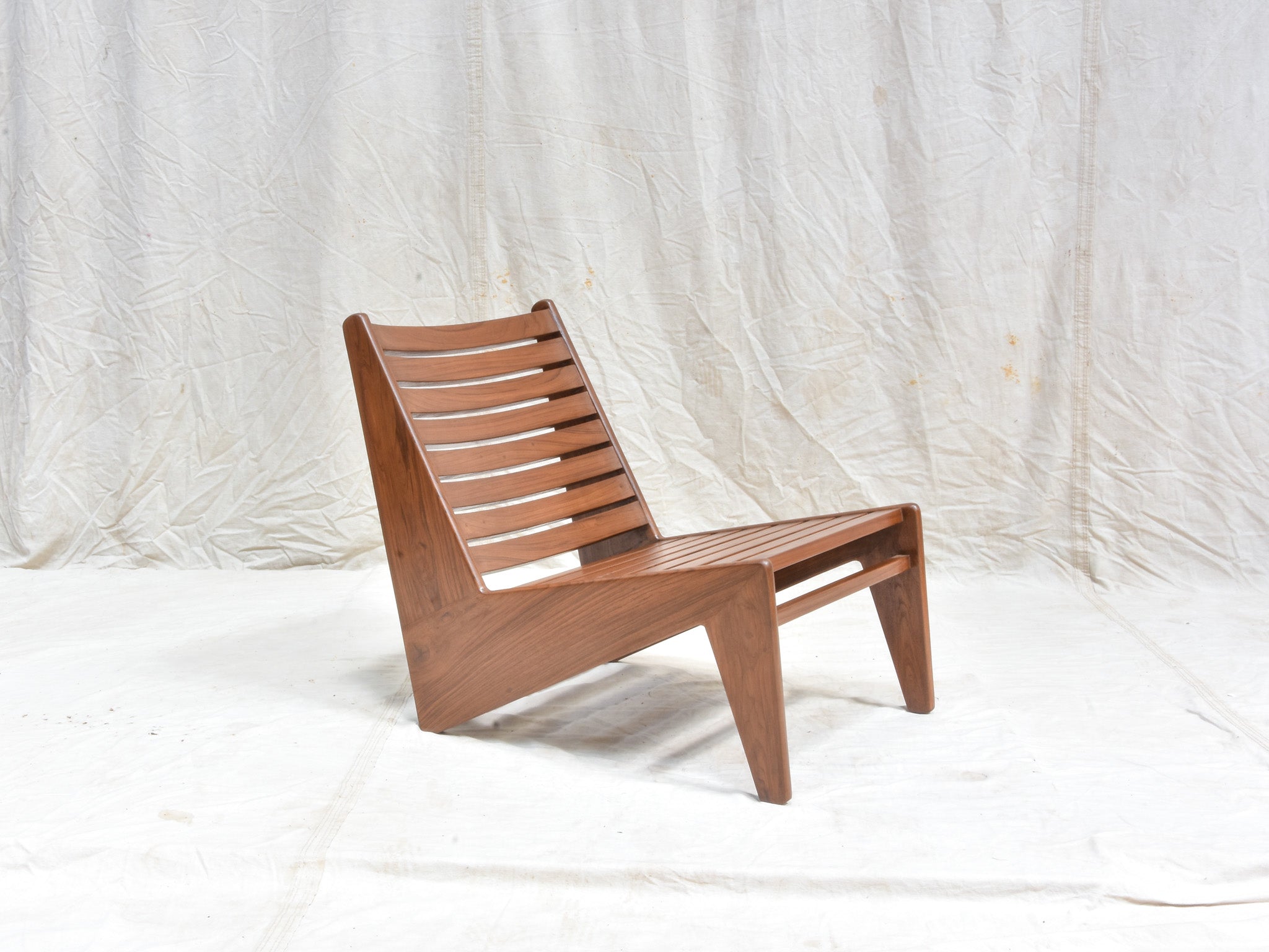 Pierre Jeanneret Slatted Kangaroo Chair-Outdoor-1