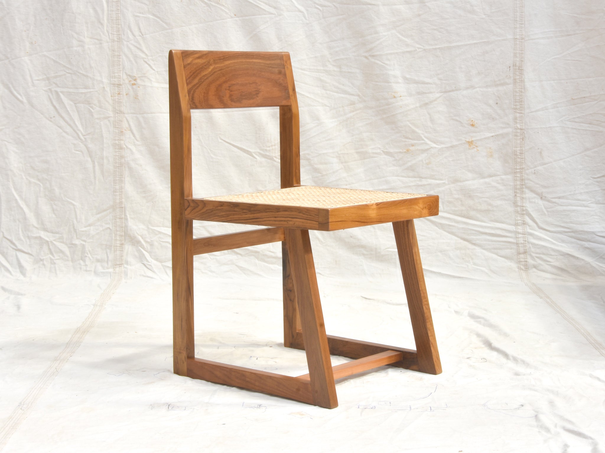 Pierre Jeanneret Armless Box Chair