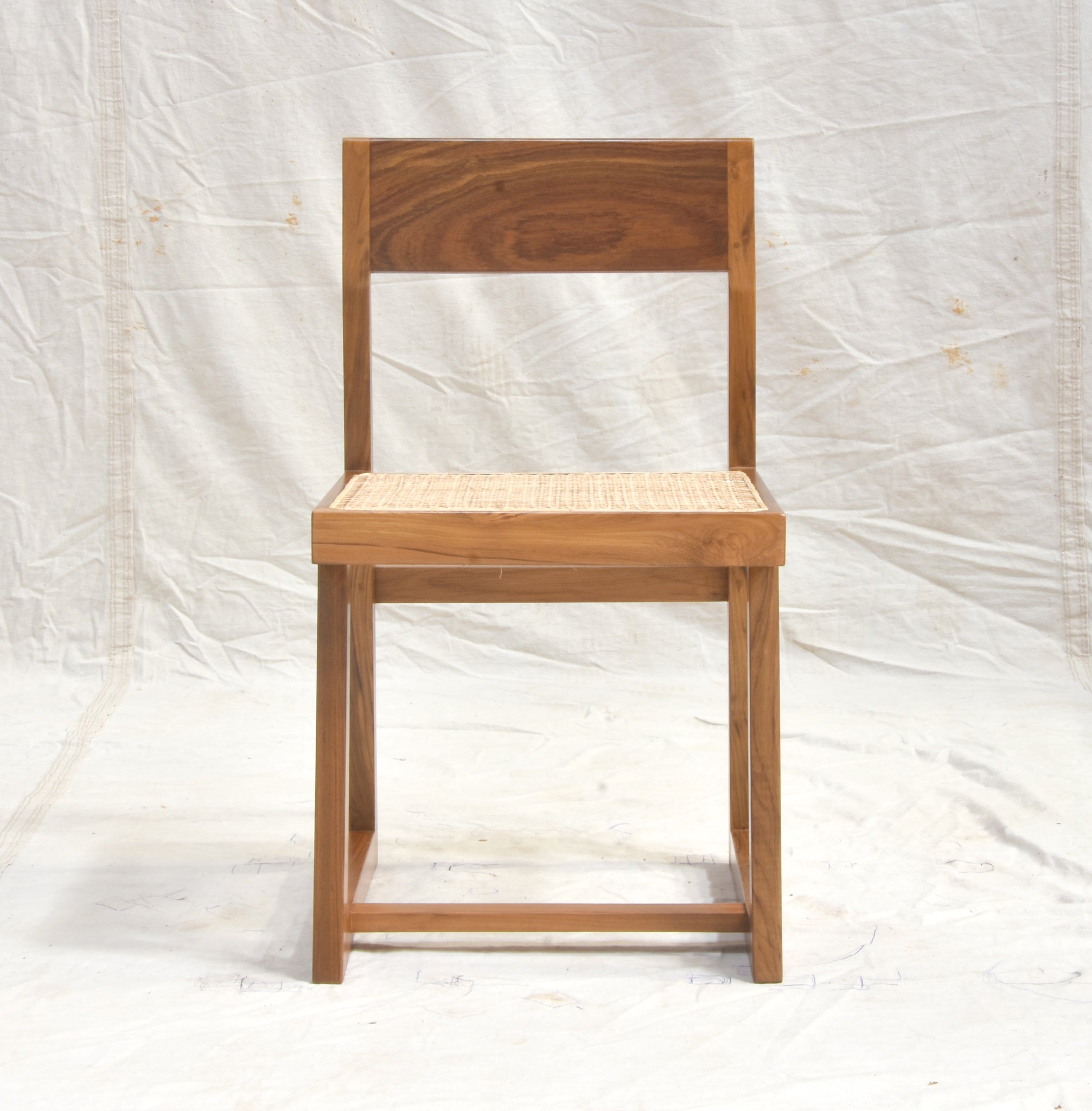 Pierre Jeanneret Armless Box Chair